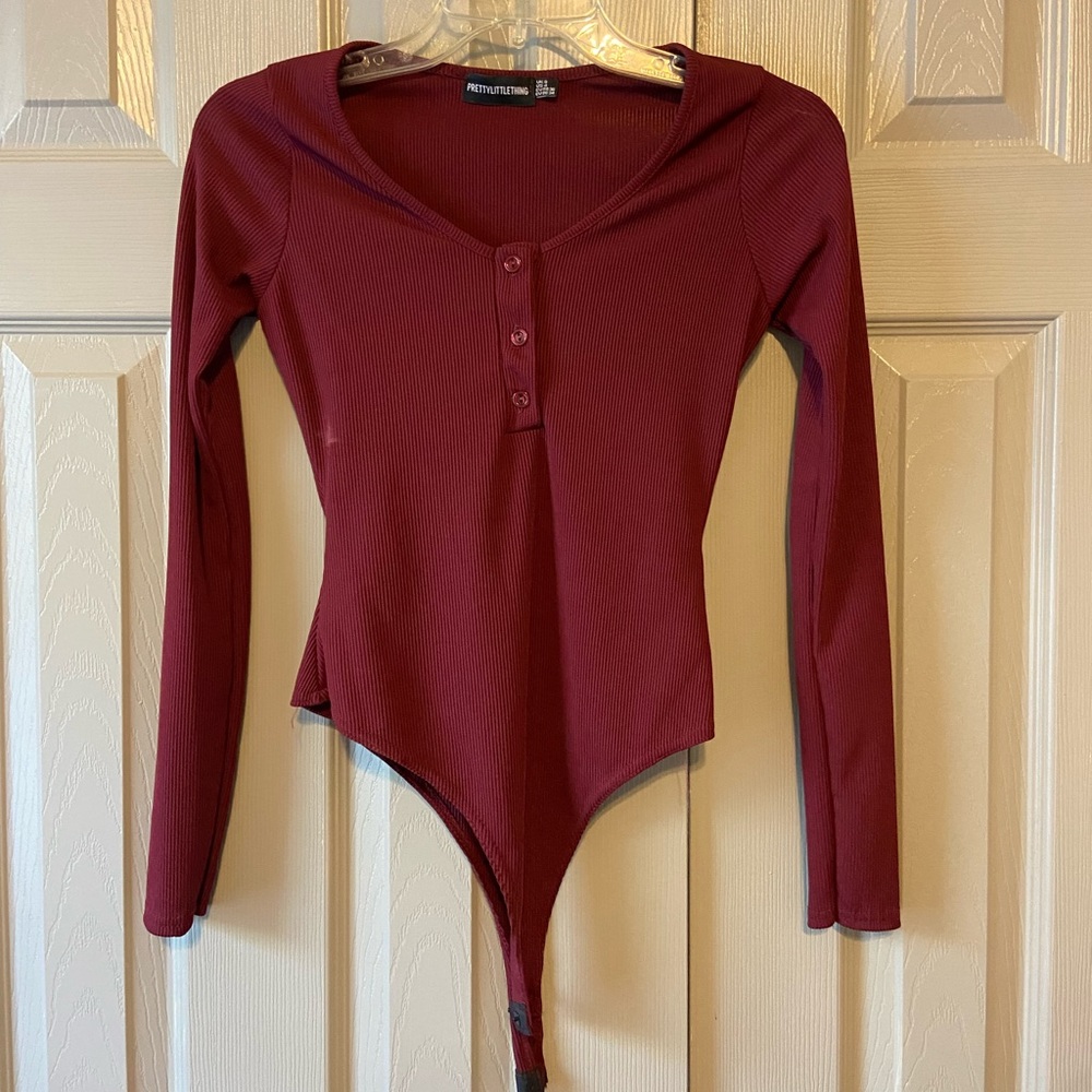 Maroon Bodysuit